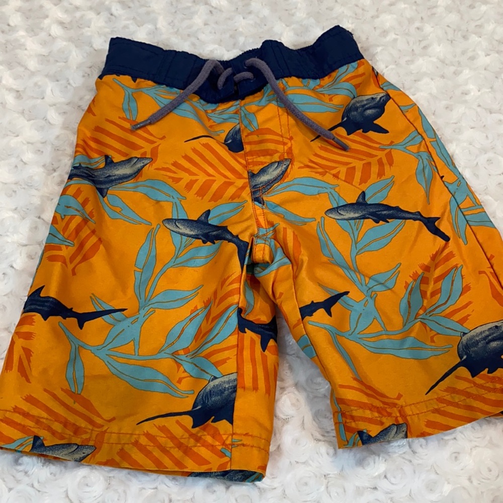 Gymboree Shark Swim Trunks 3T